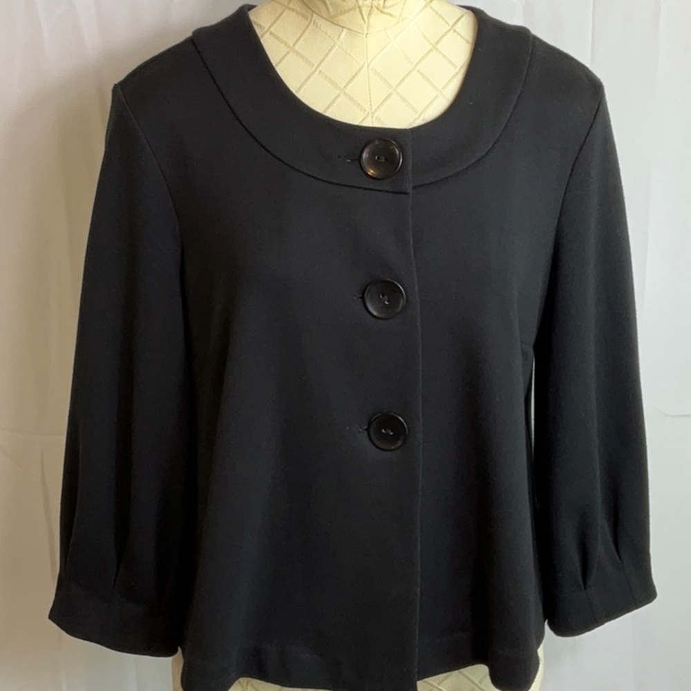 Cato Black Top Size 8. (Small) Also can be worn as jacket